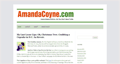 Desktop Screenshot of amandacoyne.com