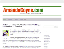 Tablet Screenshot of amandacoyne.com